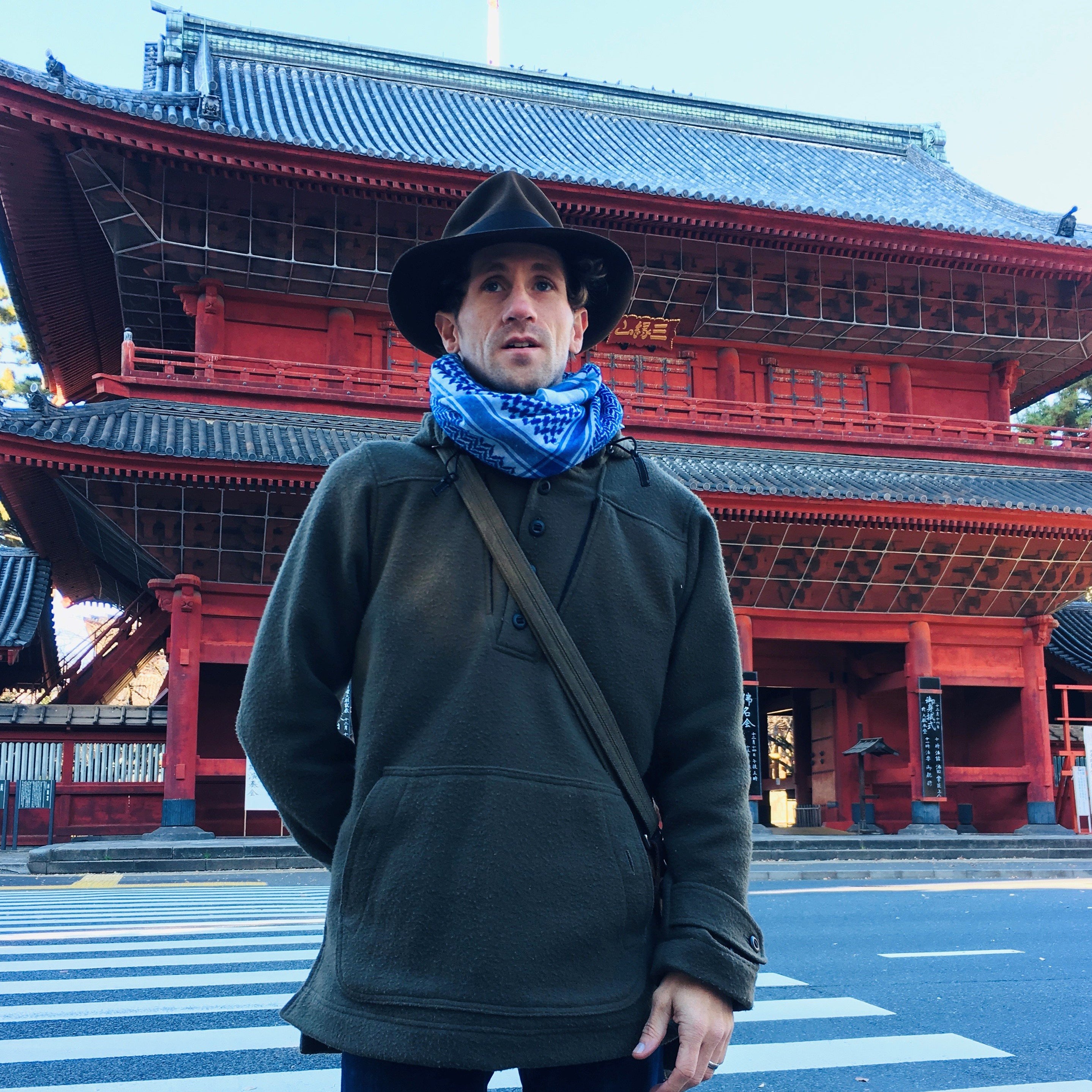 WeatherWool Advisor Jeremiah Goodman in his Anorak. Jeremiah represents WeatherWool in Japan.