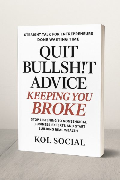 Quit Bullshit Advice Keeping You Broke desk