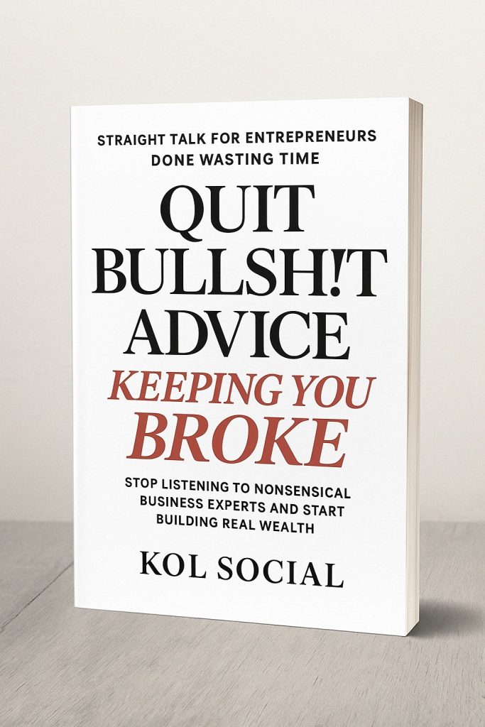 Quit Bullshit Advice Keeping You Broke desk