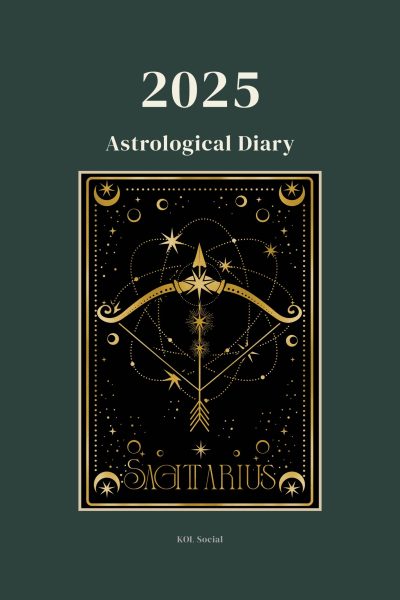 Sagittarius Astrology Planner & Diary 2025 Hardback